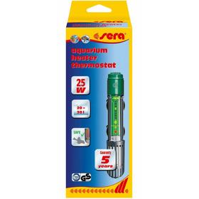 Нагреватель SERA aquarium heater thermostat , 25 W, для аквариумов 20-30 л.