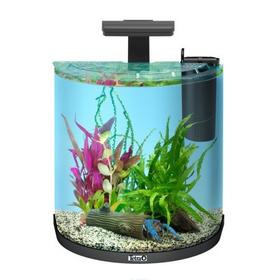 Аквариум дуговой Tetra AquaArt Explorer Line LED Cray 30л для раков, черный
