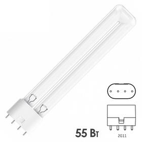 Лампа бактерицидная LightBest  55W 2G11 безозоновая
