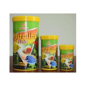 Корм для морских рыб AquaV Spirulina flakes 100мл
