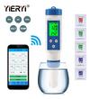 PH-метр, солемер, измеритель температуры Yieryi Bluetooth 5-в-1 для аквариумов, 5 in 1 PH Meter