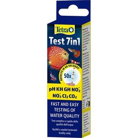 Тест 7 в 1 pH/GH/kH/NO2/NO3/CL2/CO2 (50шт)