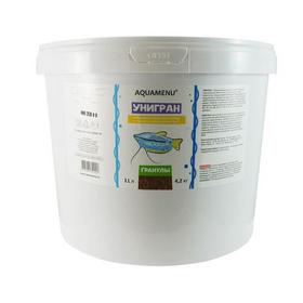 Корм AQUAMENU Унигран 11л гранулы
