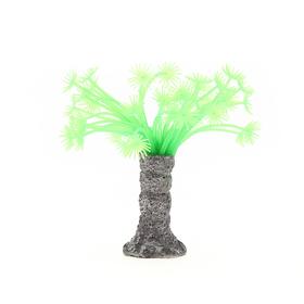 Коралл силиконовый зеленый 3.5х3.5х14см (SH139G)