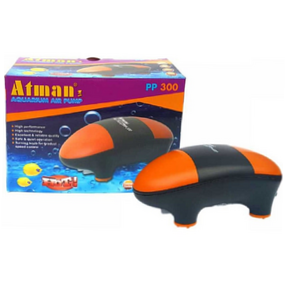 Компрессор Atman PP-300 супертихий для аквариумов до 300 литров, 2х150 л/ч, нерегулируемый