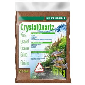 Грунт Dennerle Crystal Quartz Gravel, светло-коричневый, 10кг