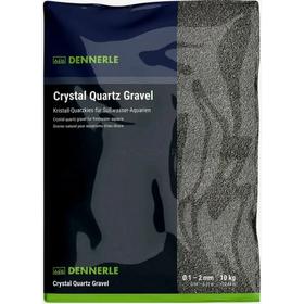 Грунт Dennerle Crystal Quartz Gravel, черный, 10кг