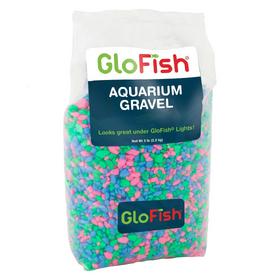 Грунт GLOFISH Розовый / Зеленый / Синий с флуоресцентными GLO частицами, 2,26кг