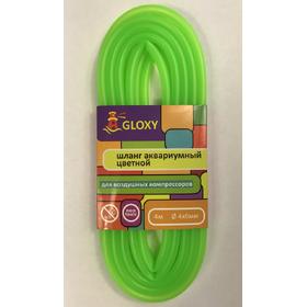 Шланг воздушный GLOXY Светло зеленый 4х6мм, длина 4м