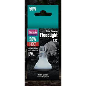 Лампа для обогрева террариума Arcadia Basking Solar Lamp Floodlight 50 Вт E27